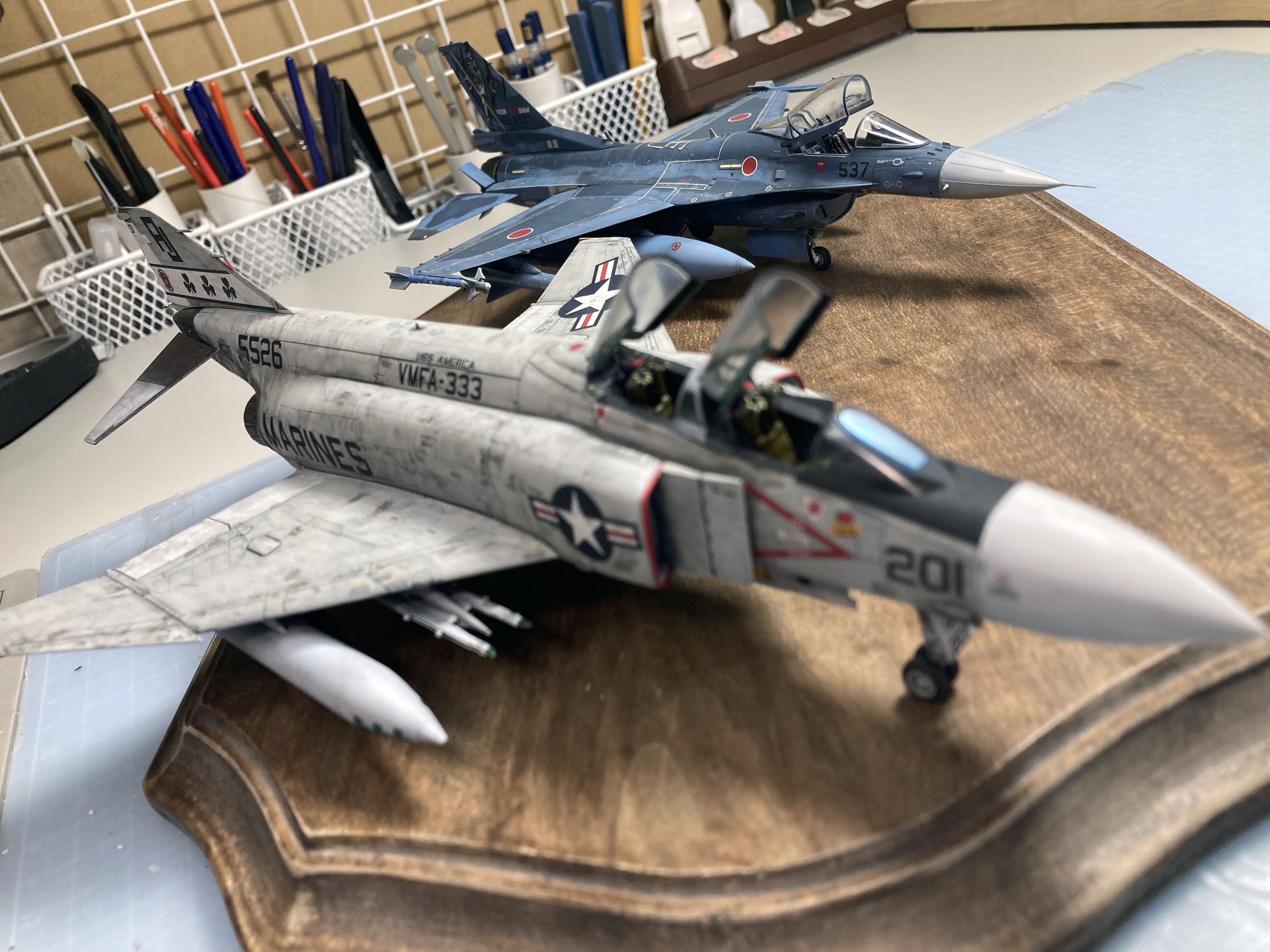 完成だけど、みかん：飛行機プラモ 1/72 F-2A（後編）｜積みプラで詰ん