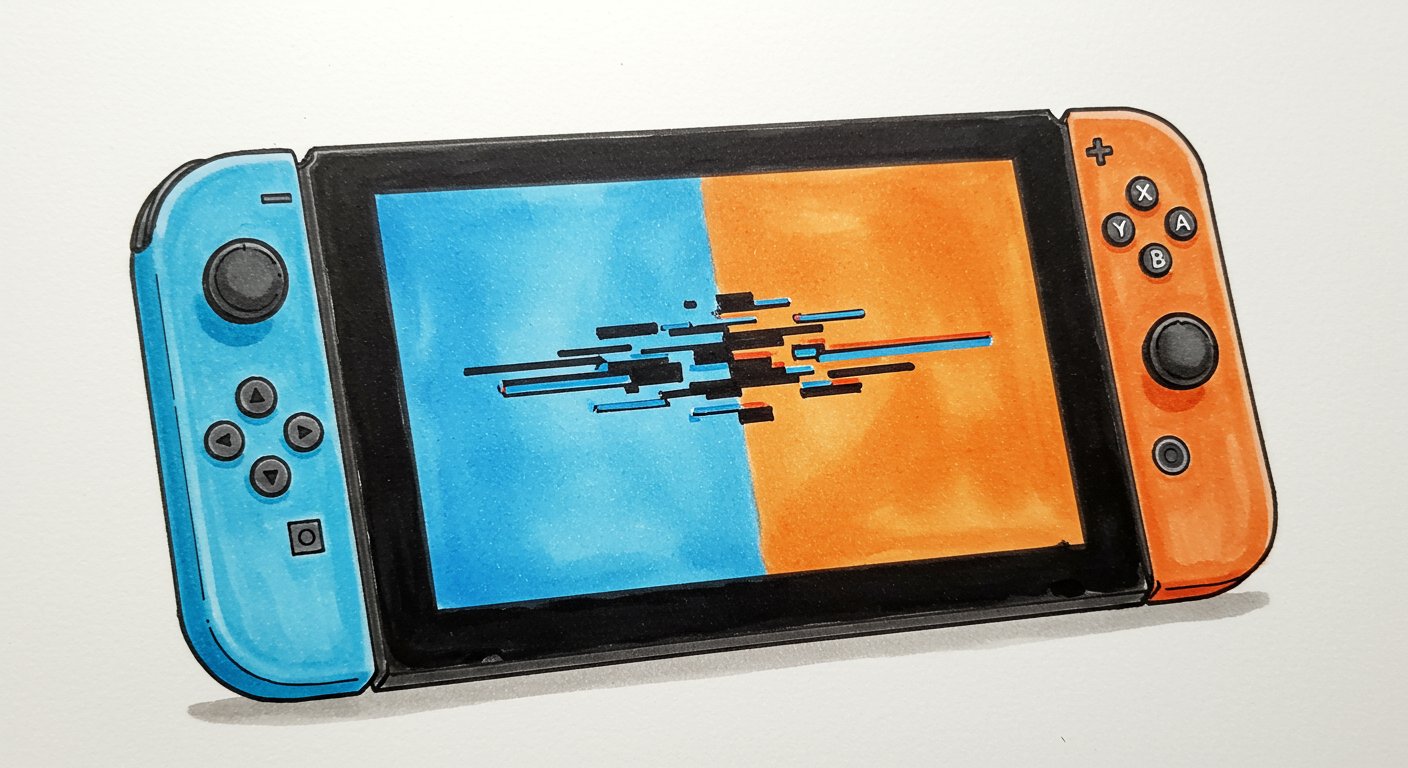 Nintendo Switch画面の色がおかしい原因と修理方法｜リペアラボ 奈良店