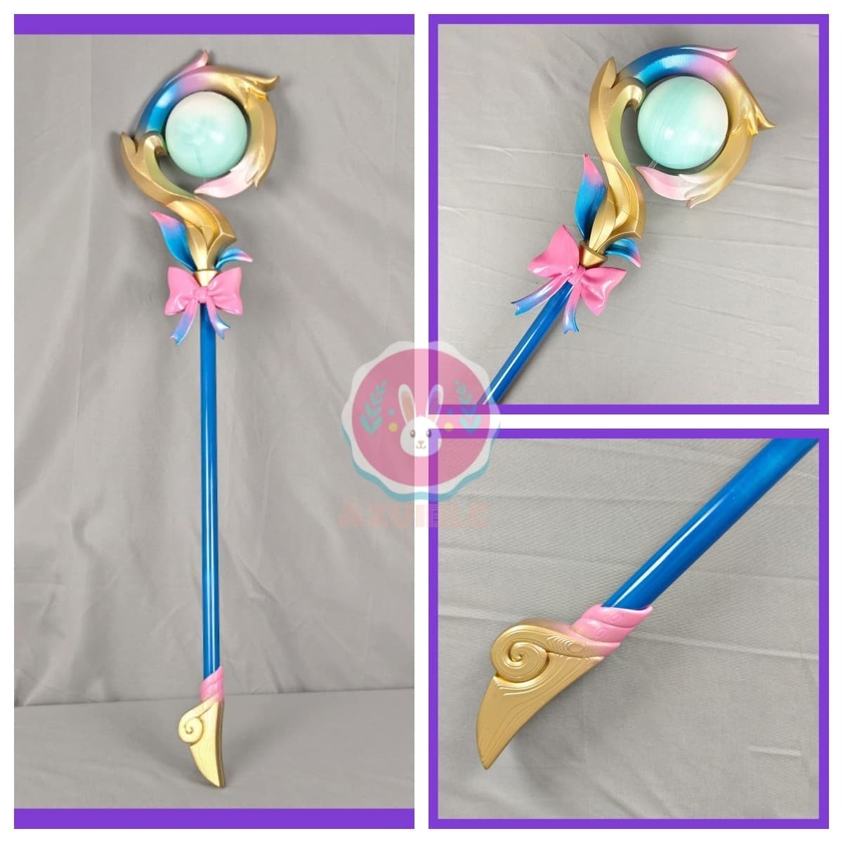 Azuiblc】崩壊：スターレイル ヒアンシー 杖 光る 武器 立体 発光 魔法