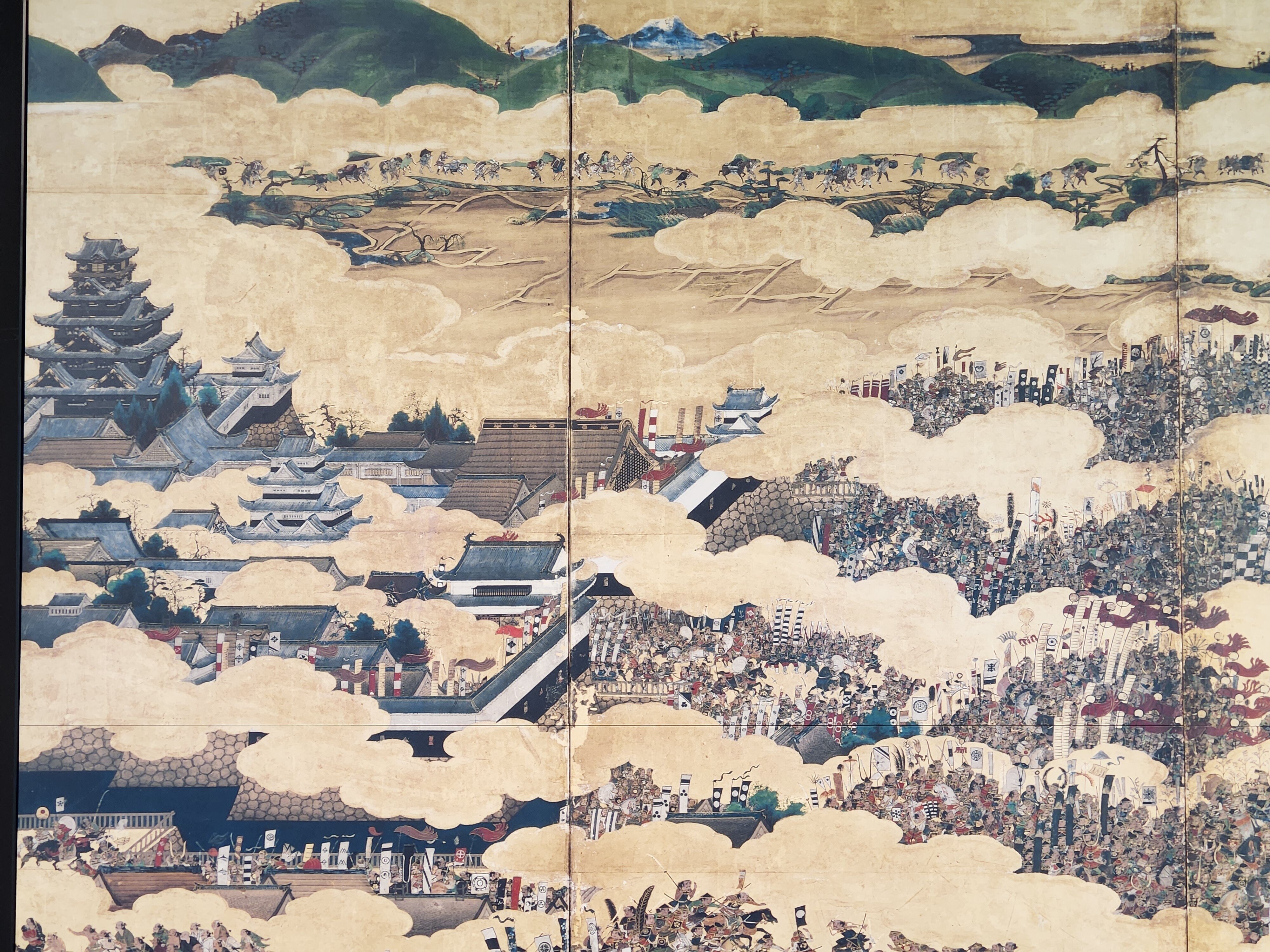 大坂夏の陣図屏風に描かれた街道｜大阪の街道を歩く