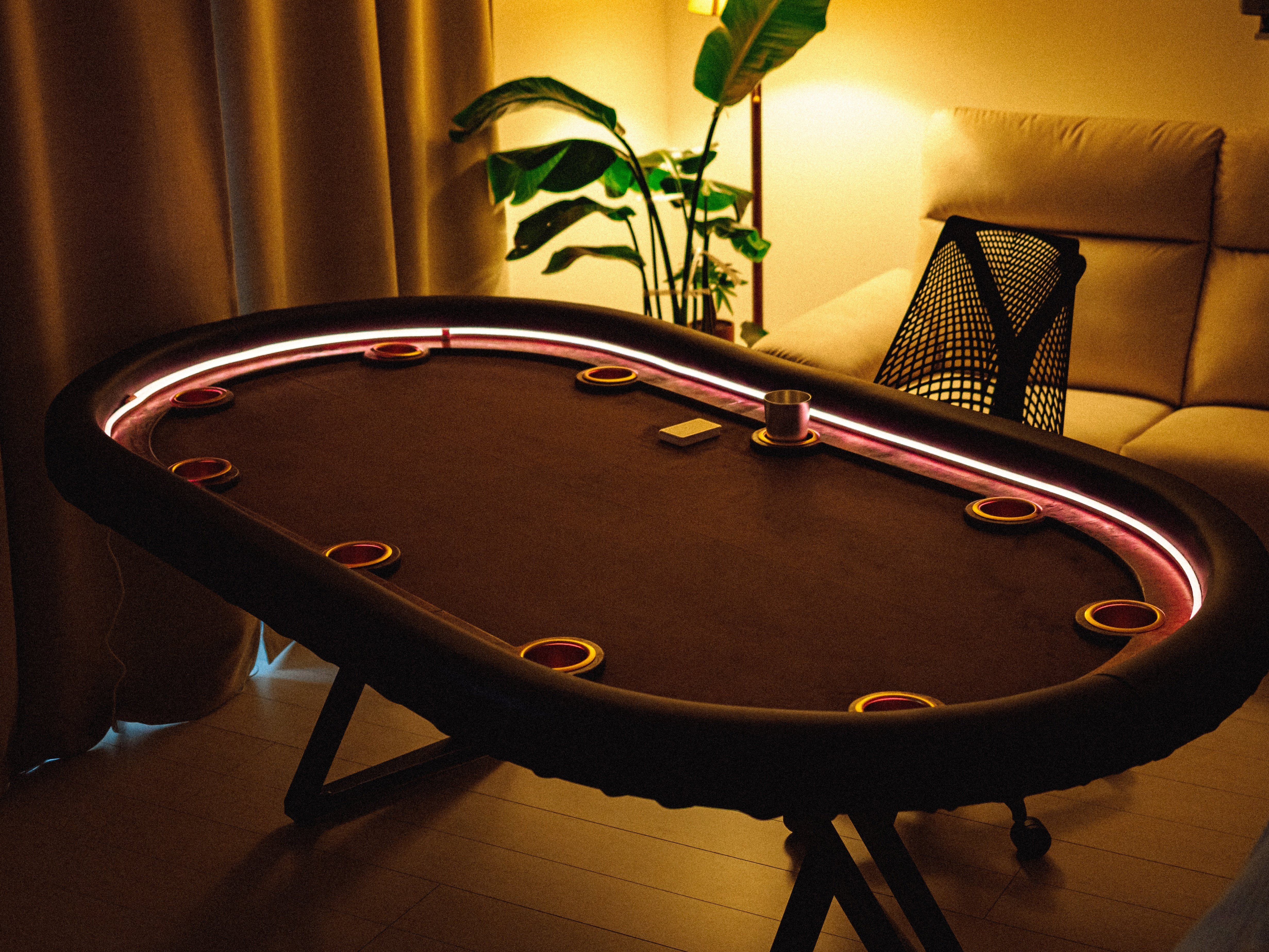 ポーカーテーブルを作った｜つるはと