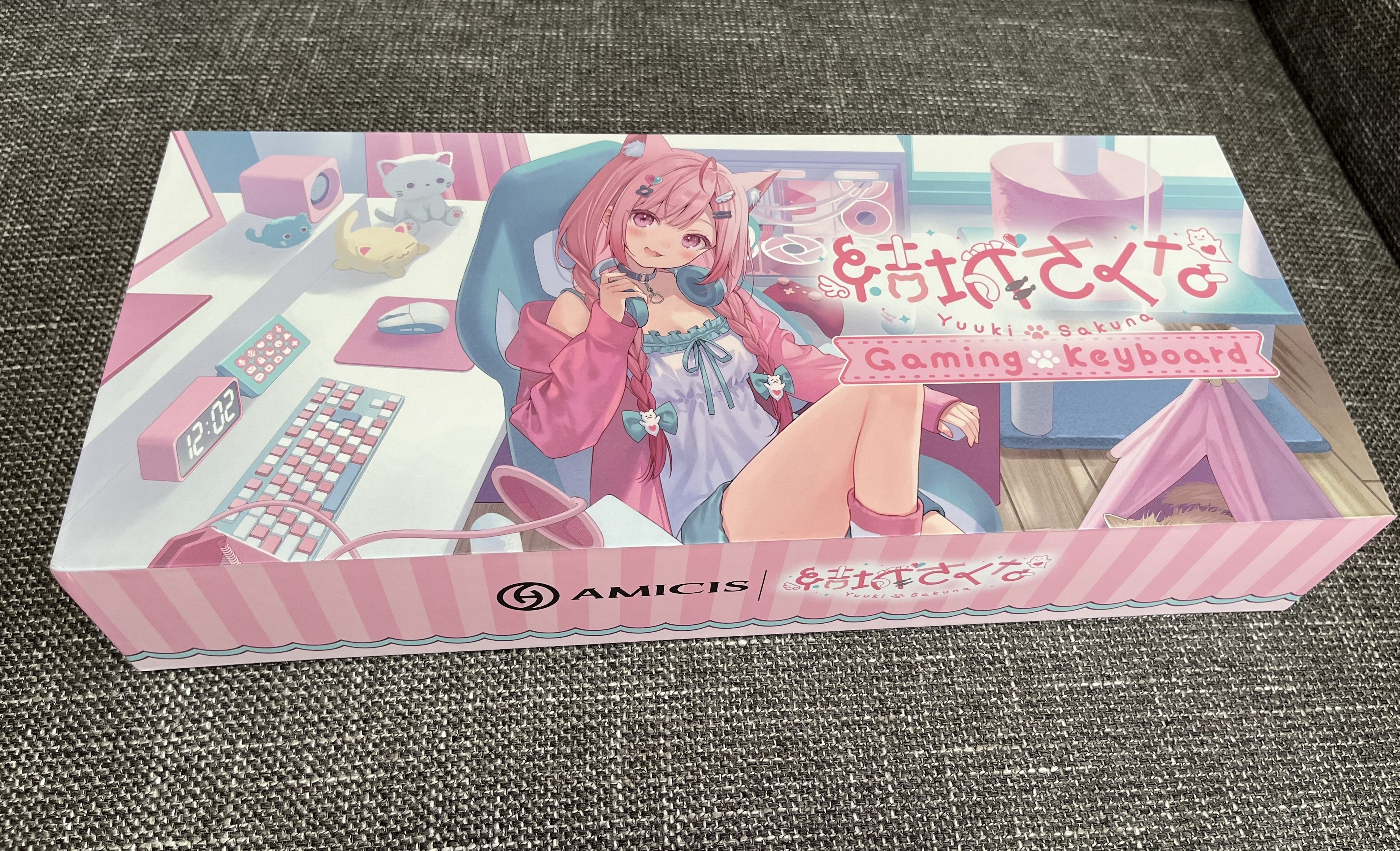 結城さくな × AMICIS キーボード＆マウスパッドレビュー｜くわな