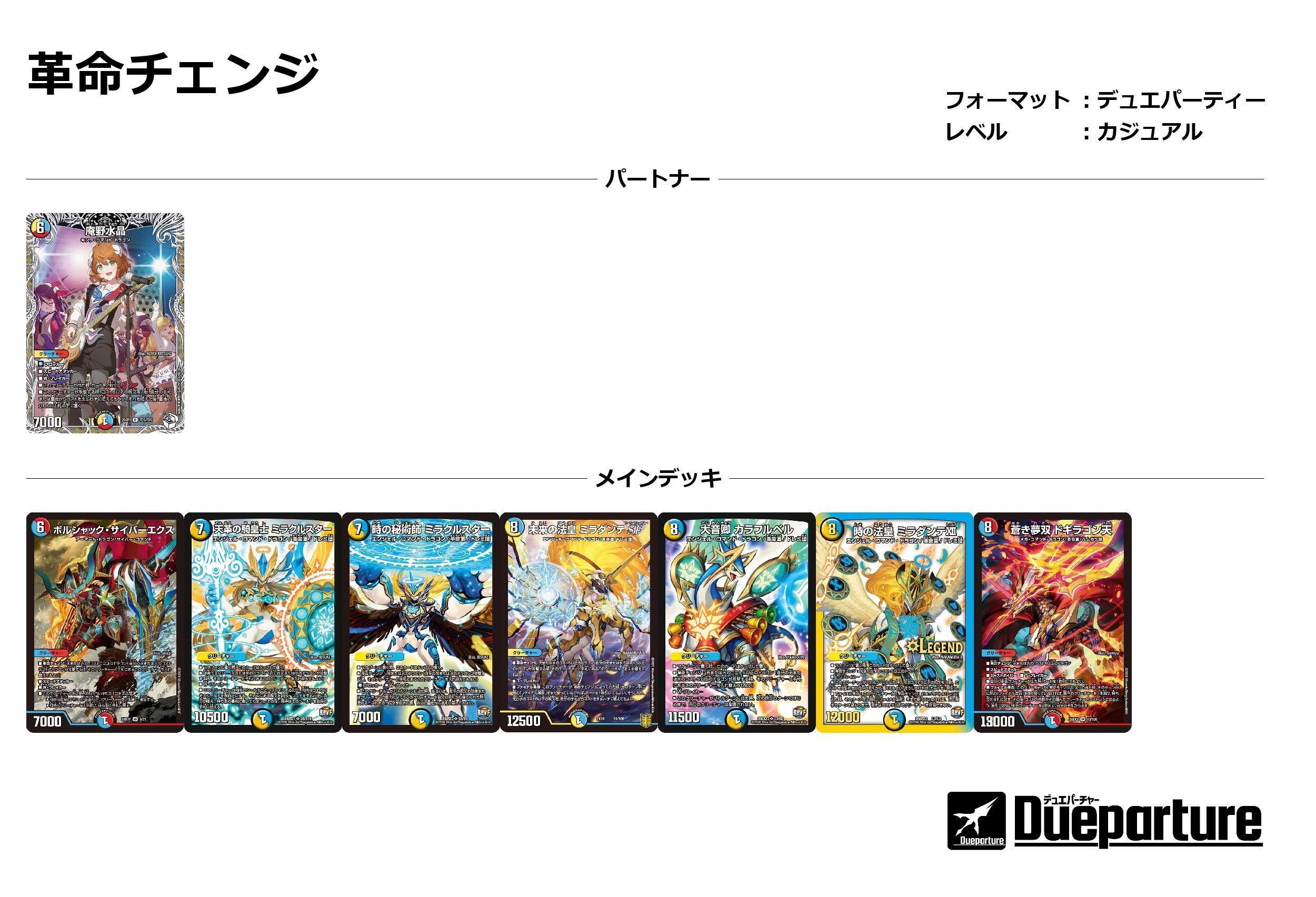 レベル2.5】聖なる音楽を奏でろ！庵野水晶パートナーデッキ紹介｜きり