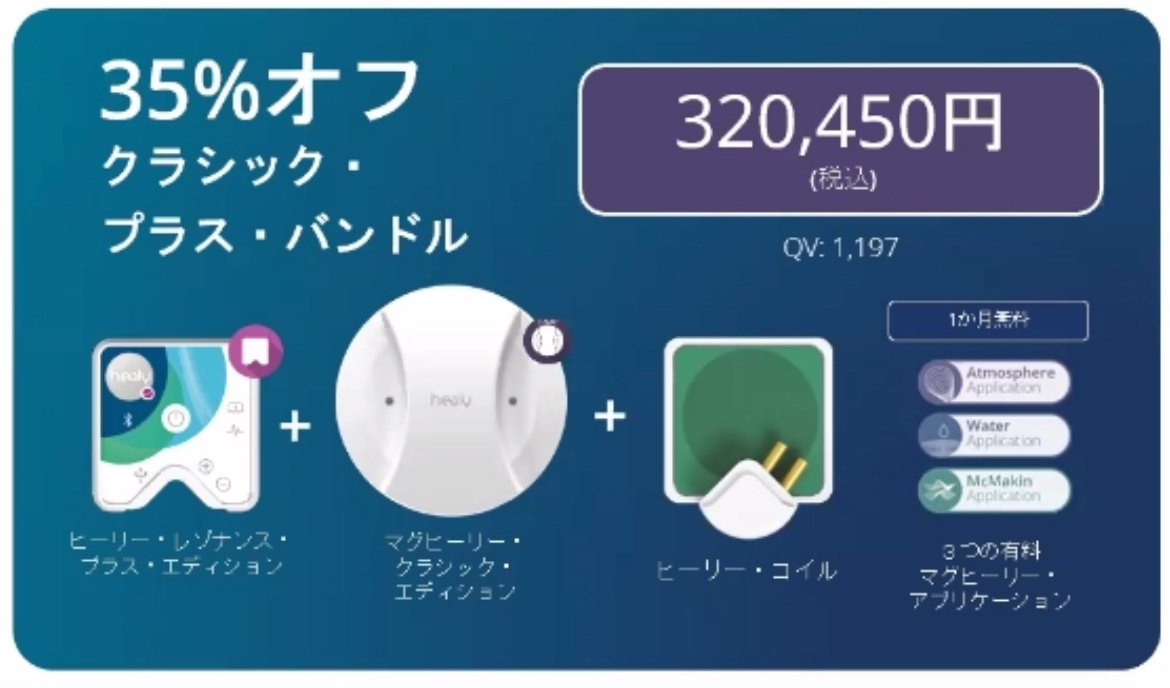 セット Healy ヒーリー レゾナンス 波動調整 ヒーリーコイル コードレス