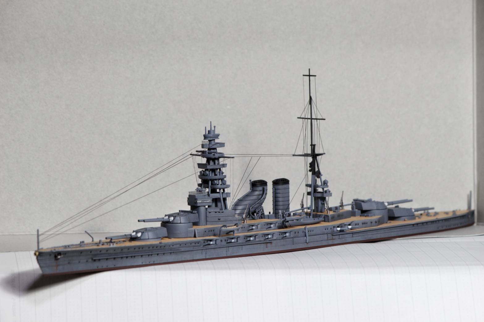 戦艦長門 屈曲煙突｜JUMA北海道 北海道学生模型連盟