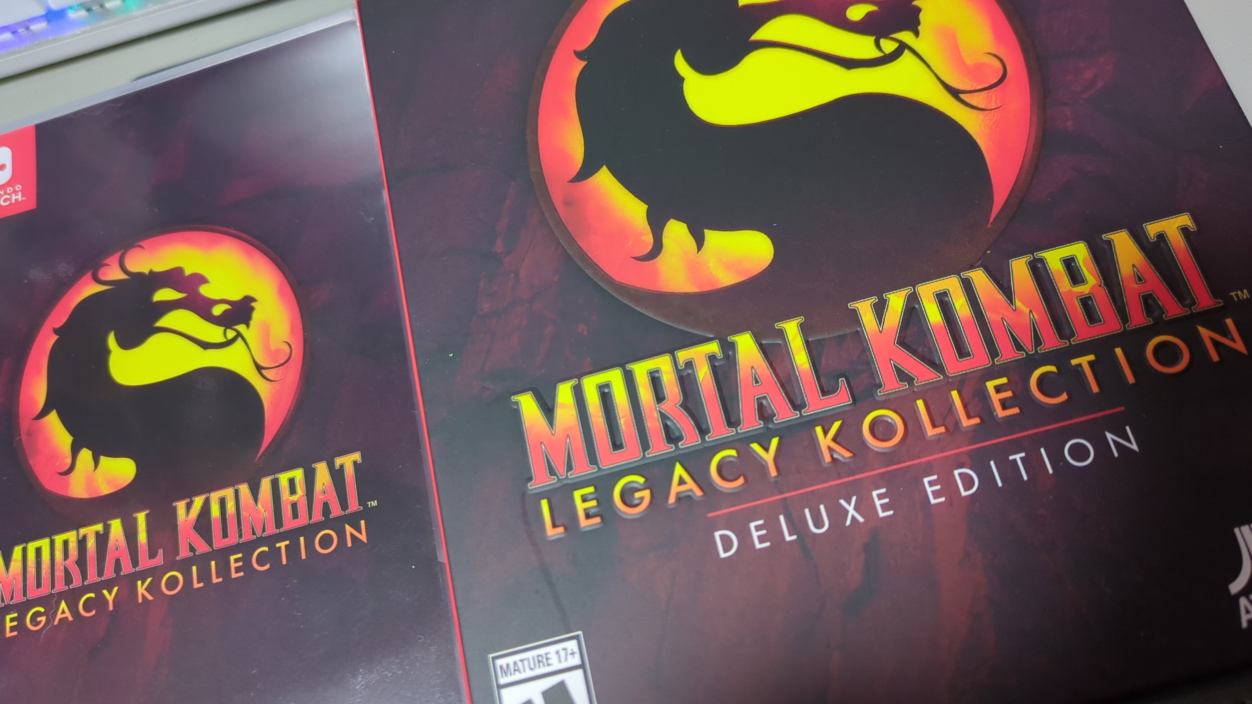 switch版のMortal Kombat: LKを船便で購入した｜じゃむ