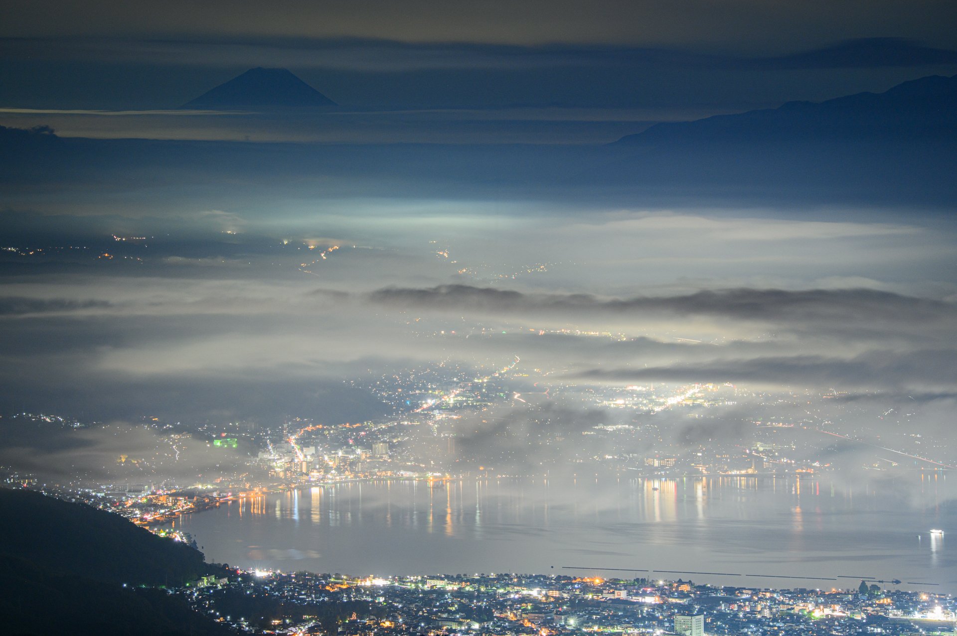 高ボッチ高原の夕暮れと夜。｜Y.Washizu