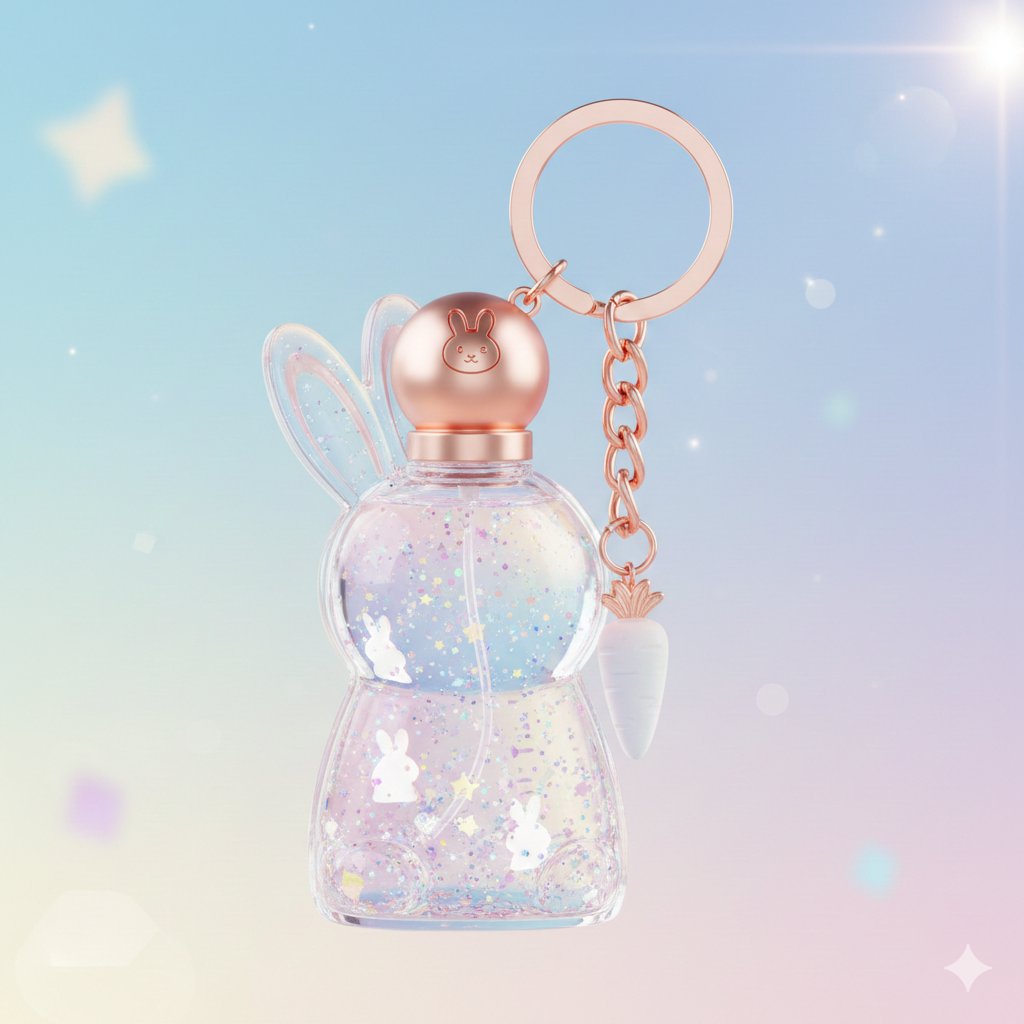 シェイカーキーホルダー(香水瓶)｜ぱとのーと