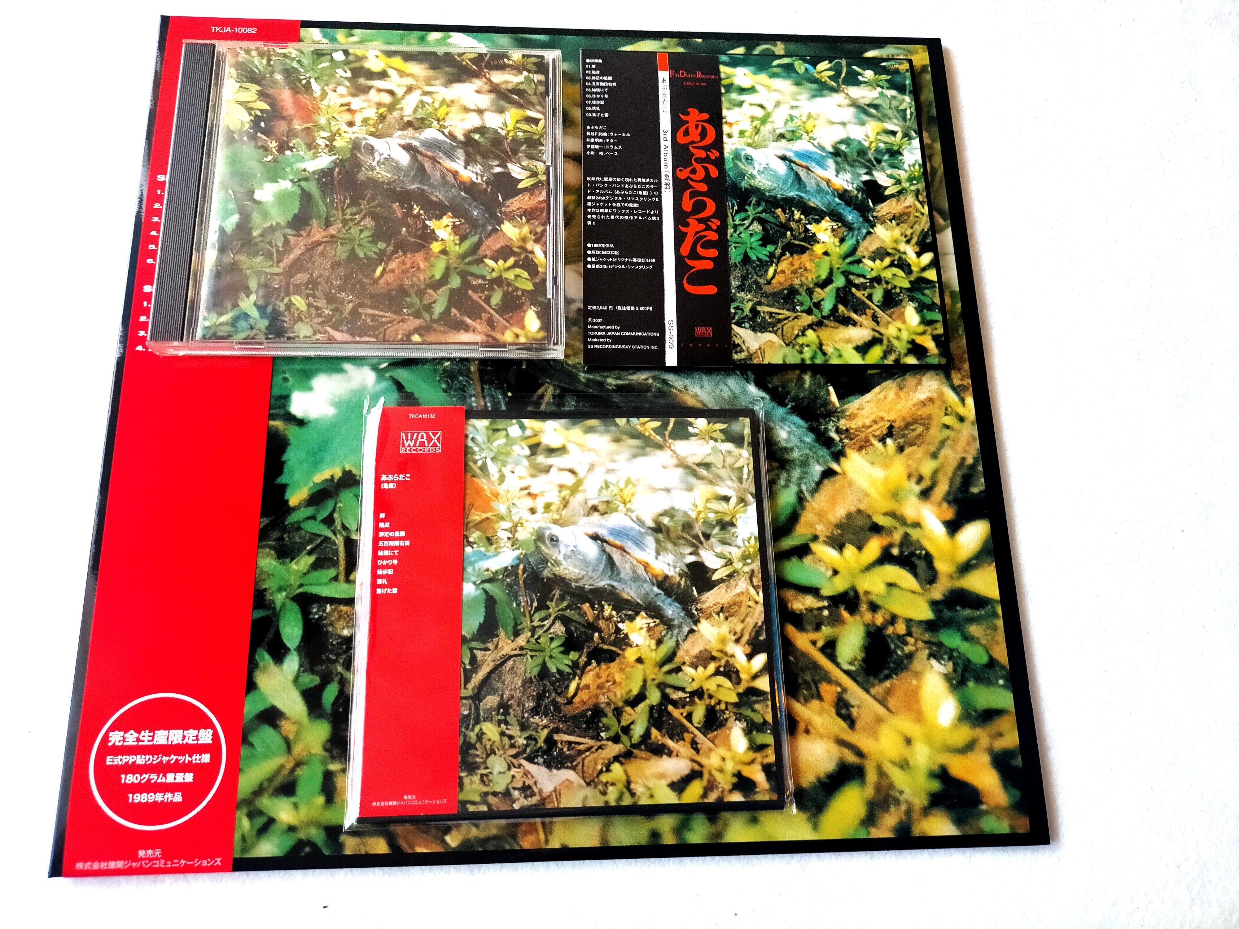 あぶらだこ 1989年4月10日 徳間ジャパン・WAX より9曲入り3rdアルバム