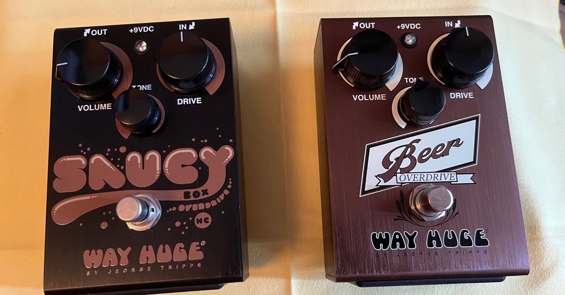 機材を比べてみる会 Way hugeのSaucy box HCとBeer Over drive｜瀬田コルネ