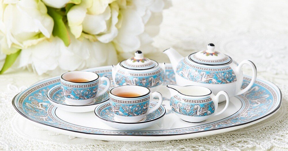 ウェッジウッド ミラベル ミニチュア ティーセット コーヒーセット