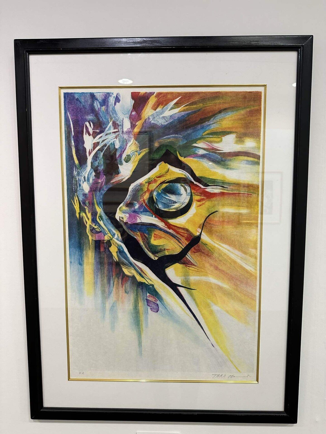 岡本太郎 「跳ぶ」リトグラフ 査定 買取 致します。｜井浦歳和 ロイド