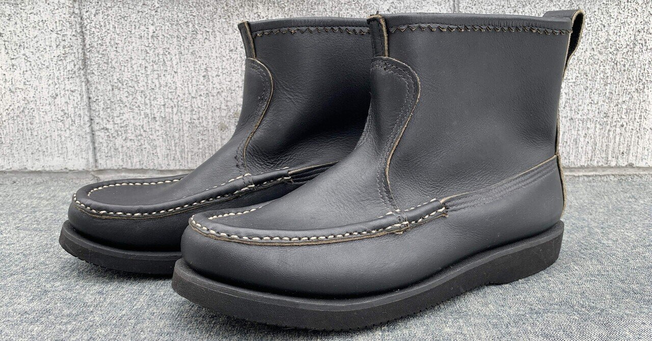 ラッセルモカシン ノックアバウト ブラック｜NAOSHIYA CUSTOM FACTORY