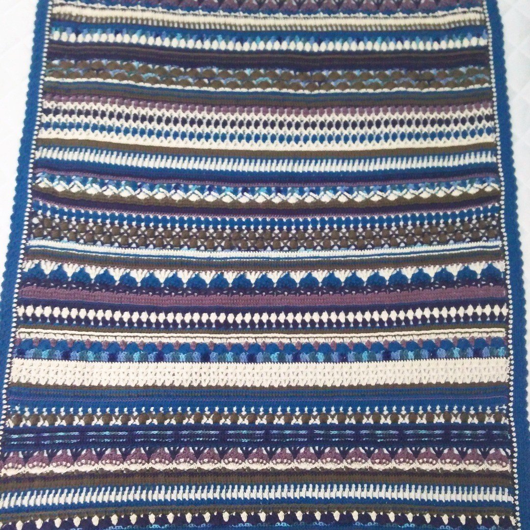 Free Pattern / スパイシーブランケット（Spice of Life Blanket