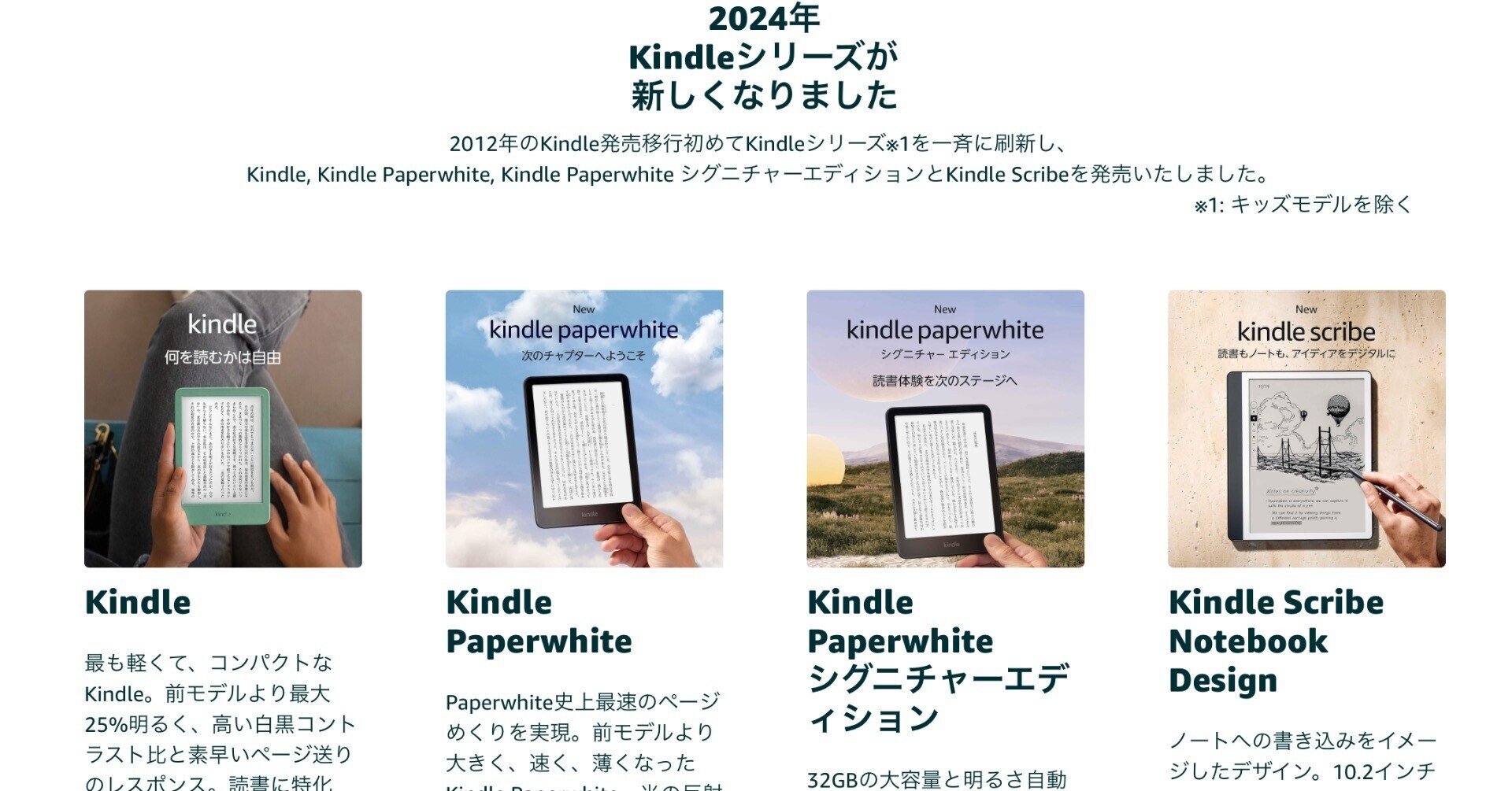 Kindle Oasisの不調その後／ Kindle 新シリーズに4Gモデルは無さそう