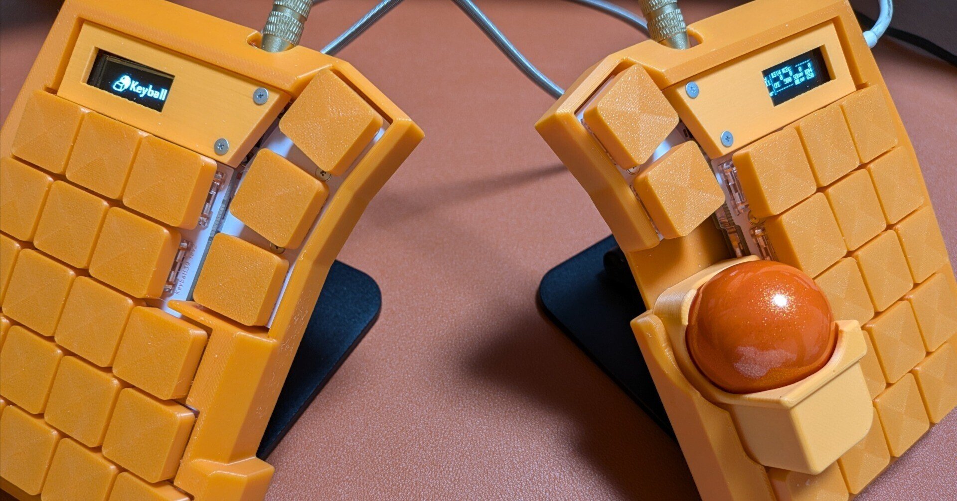 keyball39】トラックボール付き分割キーボード買ってみた｜ﾊﾑﾈﾅﾛ