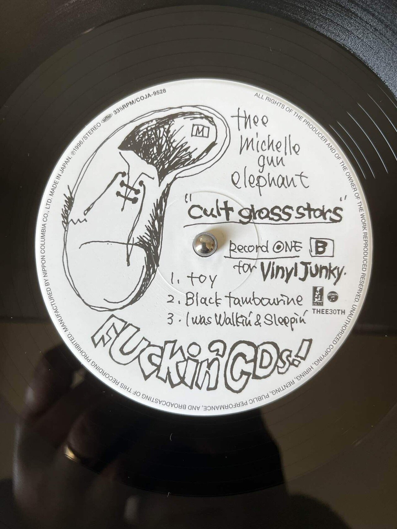 thee michelle gun elephant」の「cult grass stars」のレコードが