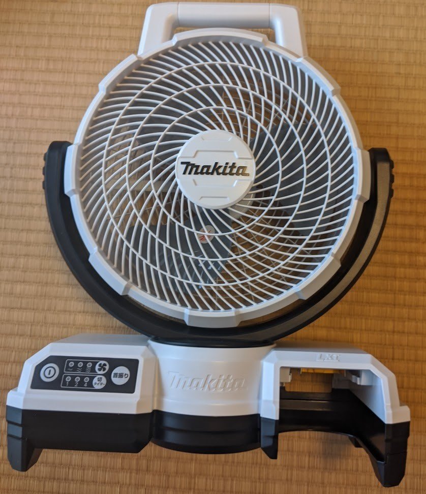 マキタ 扇風機 充電式ファン【CF203D】が梅雨入りで大活躍【#レビュー