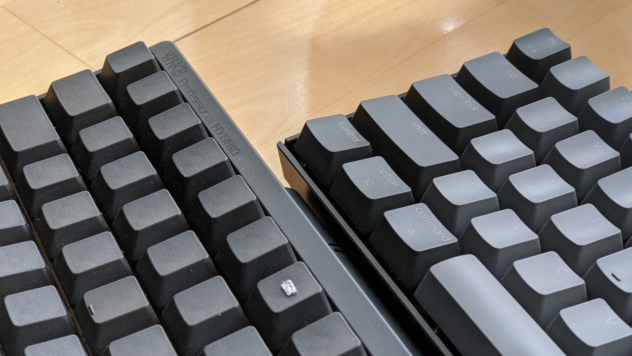 無刻印キーボード 「HHKB 英語配列 無刻印 墨 タイプS」 キートップの