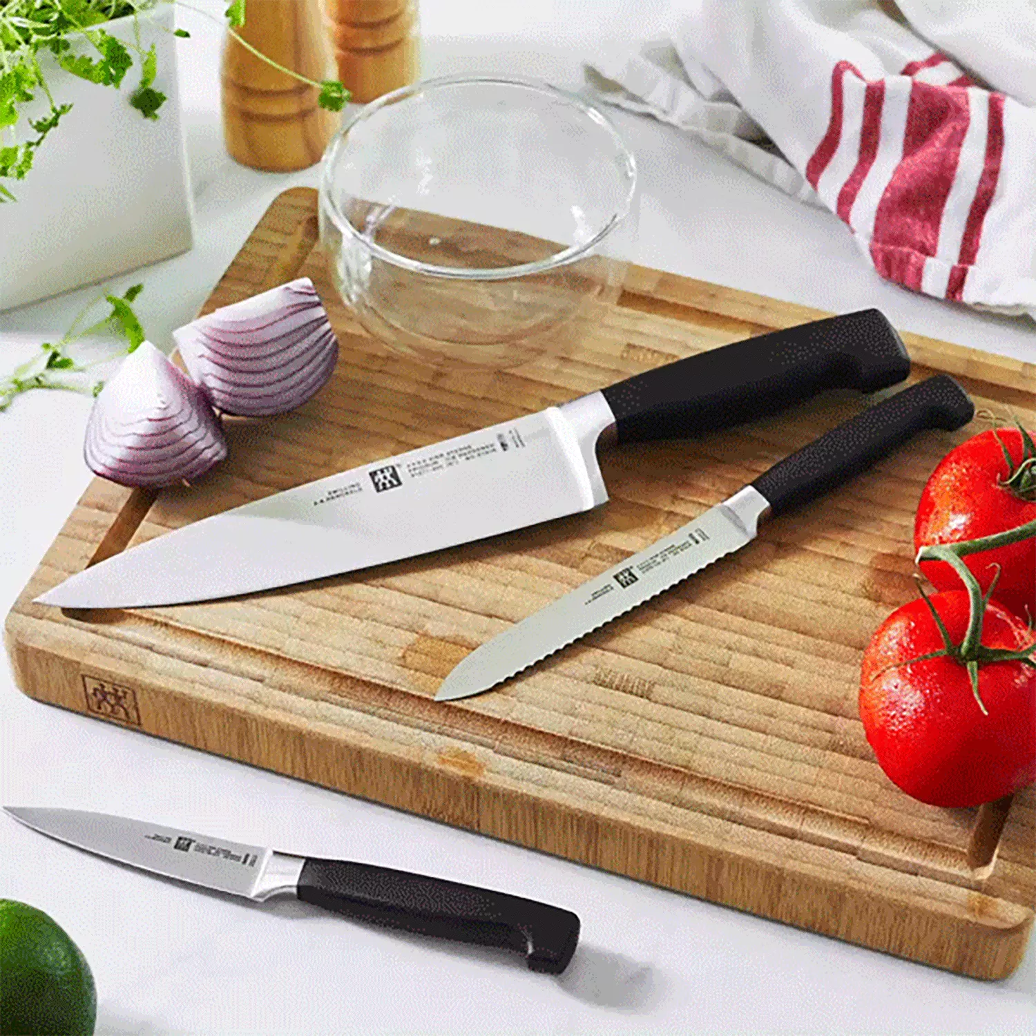 Zwilling J.A. Henckels Four Star Eco 3-Piece Knife Set | Sur La Table