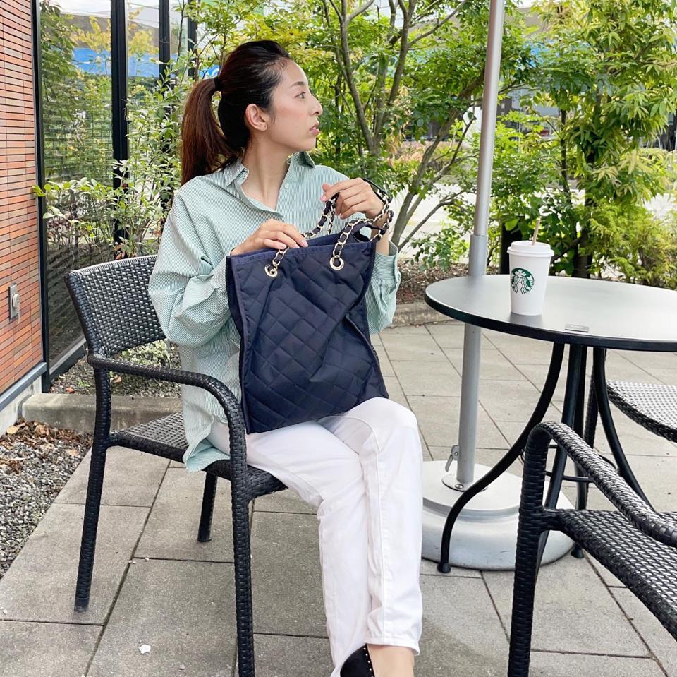 mikamika_23 / GU(ジーユー)の「ハイウエストスキニーパンツ+EC(丈長め