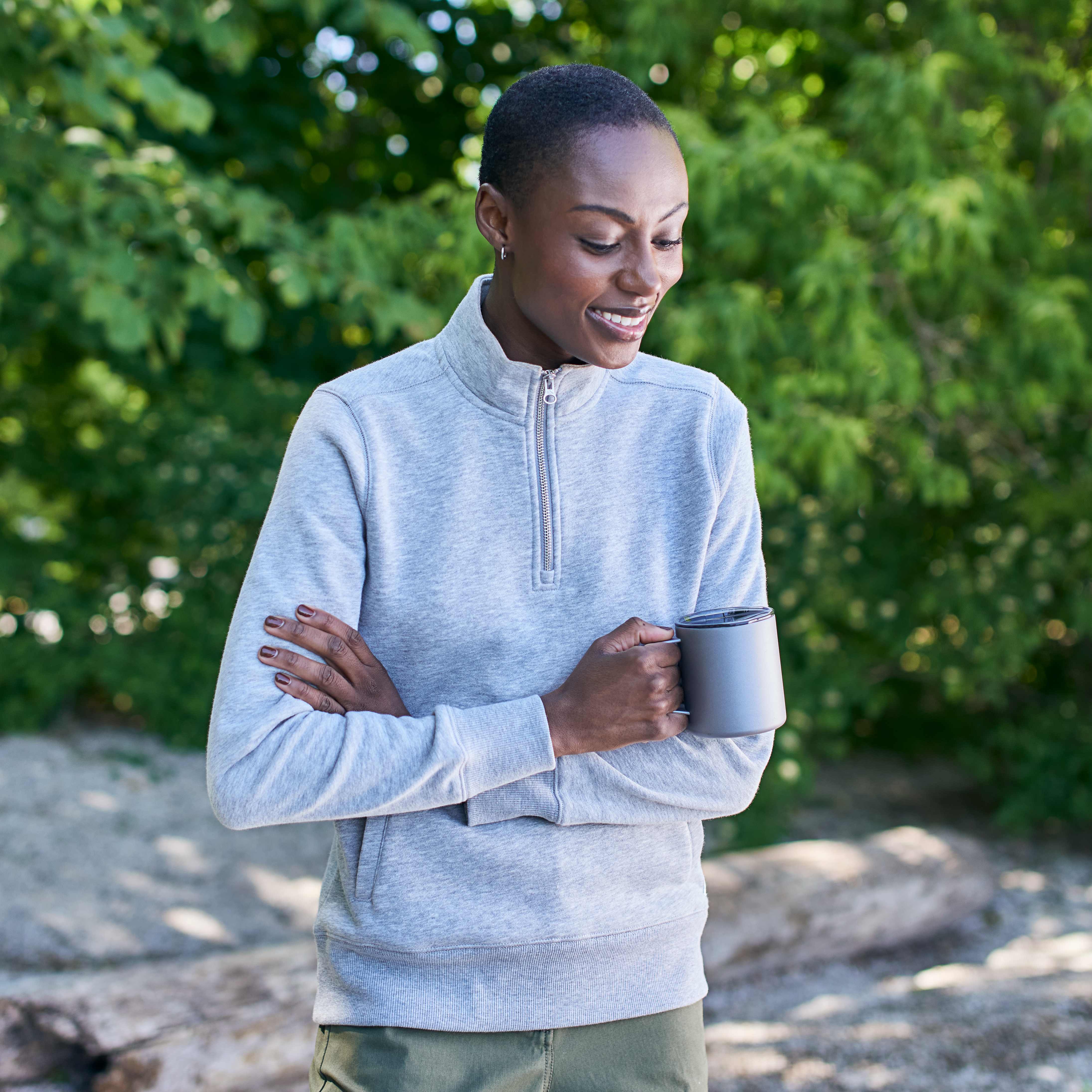 Women's PADDLECREEK Sueded Fleece Quarter Zip Pullover | PCNA