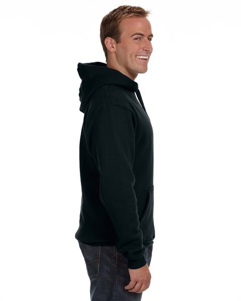 J. America 8824 - Premium Hooded Sweatshirt - Black | Wordans USA