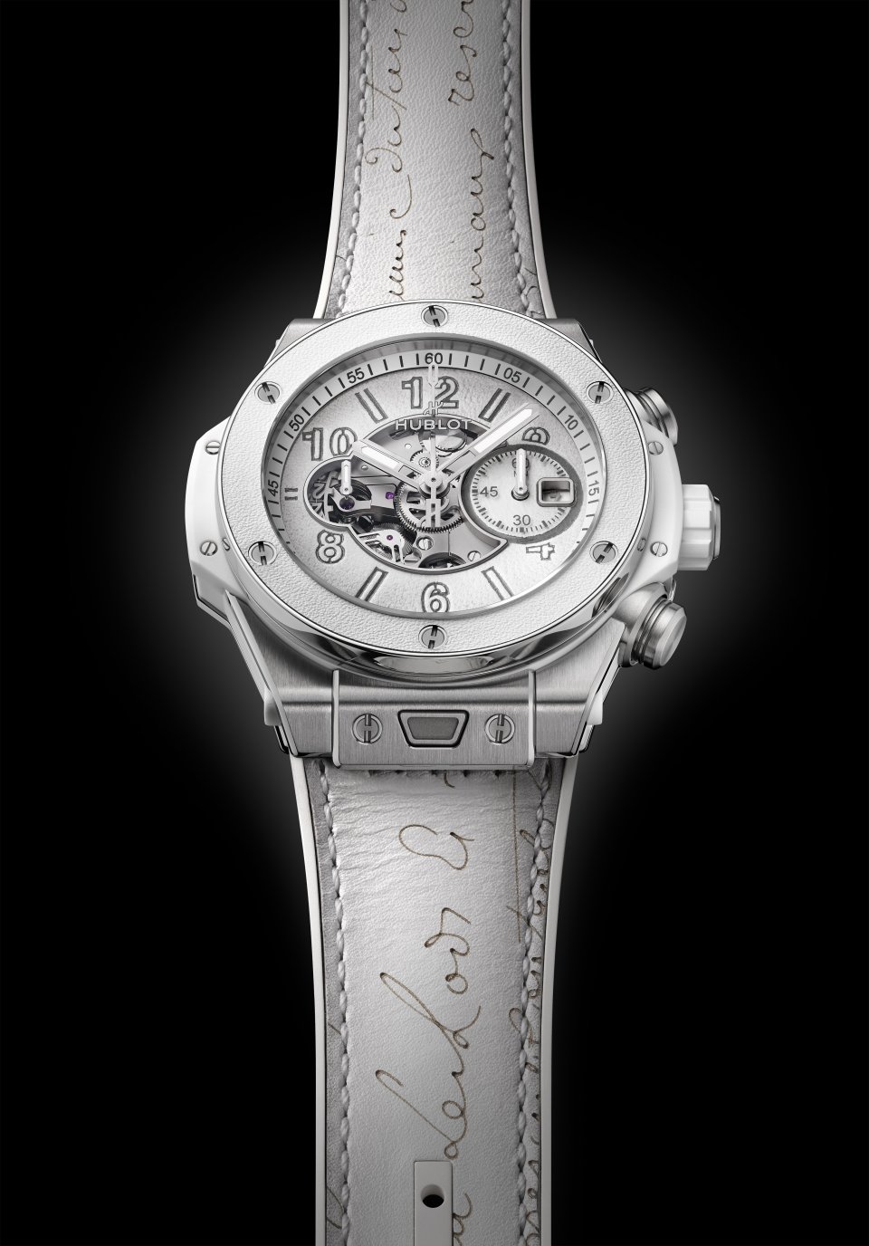 ウブロ「ビッグ・バン ウニコ ベルルッティ ホワイト グレー」日本限定