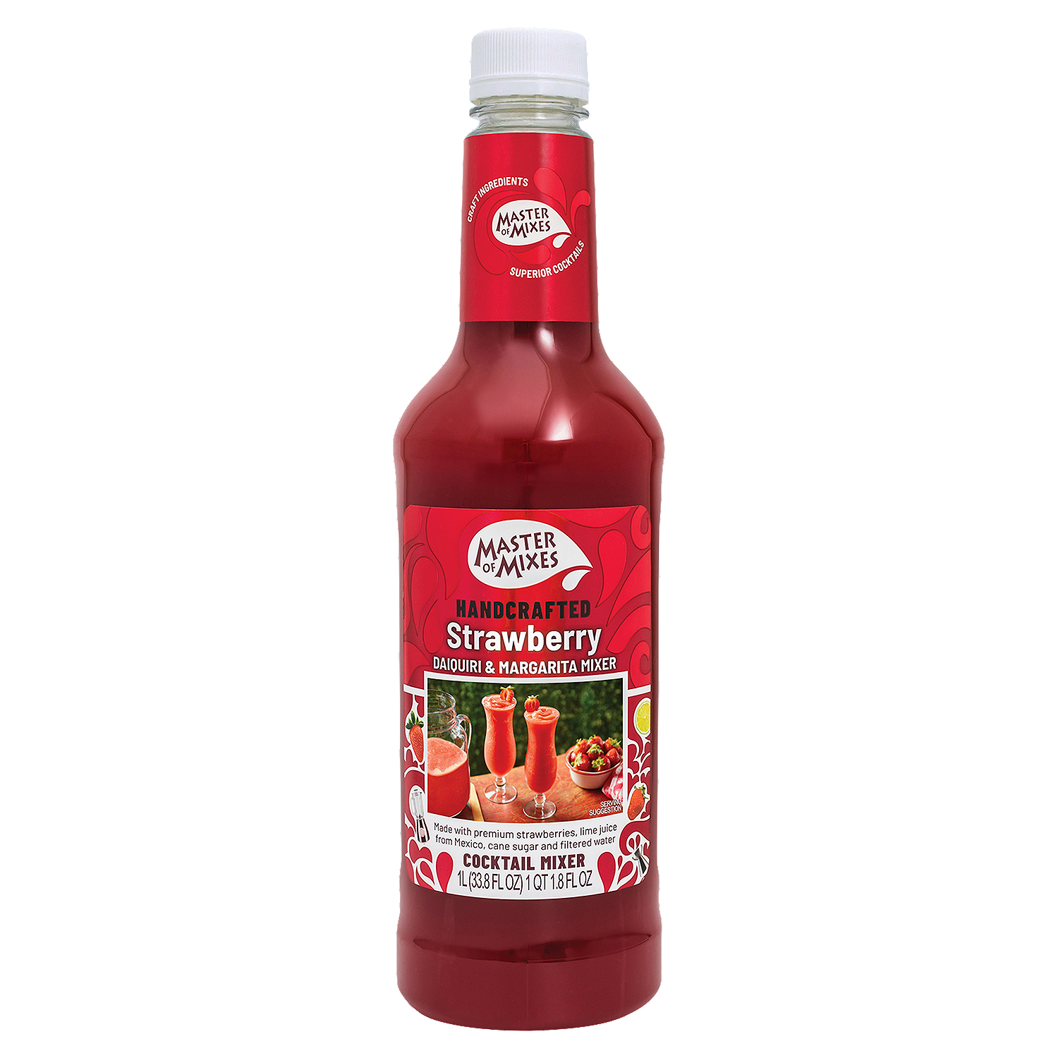 Master of Mixes Handcrafted Strawberry Daiquiri & Margarita