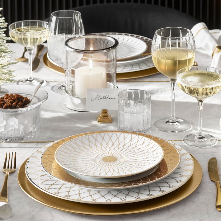 Regency Gold Appetizer Plates, Set of 4 | Williams Sonoma