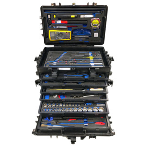 Jensen Tools JTC-15232-U Heavy Duty GMTK Tool Kit in 6-Drawer Case