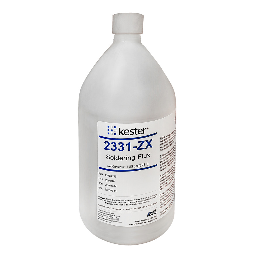 Kester 63-0097-2331 Soldering Flux, Organic, Water Soluble, ORH1