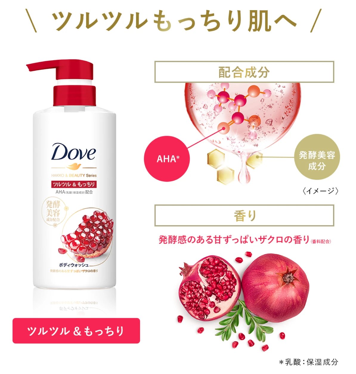 ダヴ ボディウォッシュ 発酵＆ビューティー シリーズ