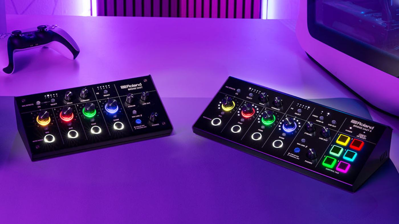 Roland reveals Bridge Cast X dual bus streaming mixer with video