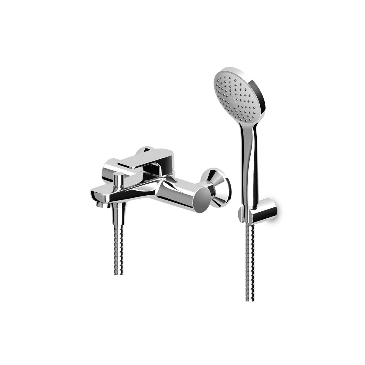 Zucchetti - Exposed single lever bath-shower mixer.