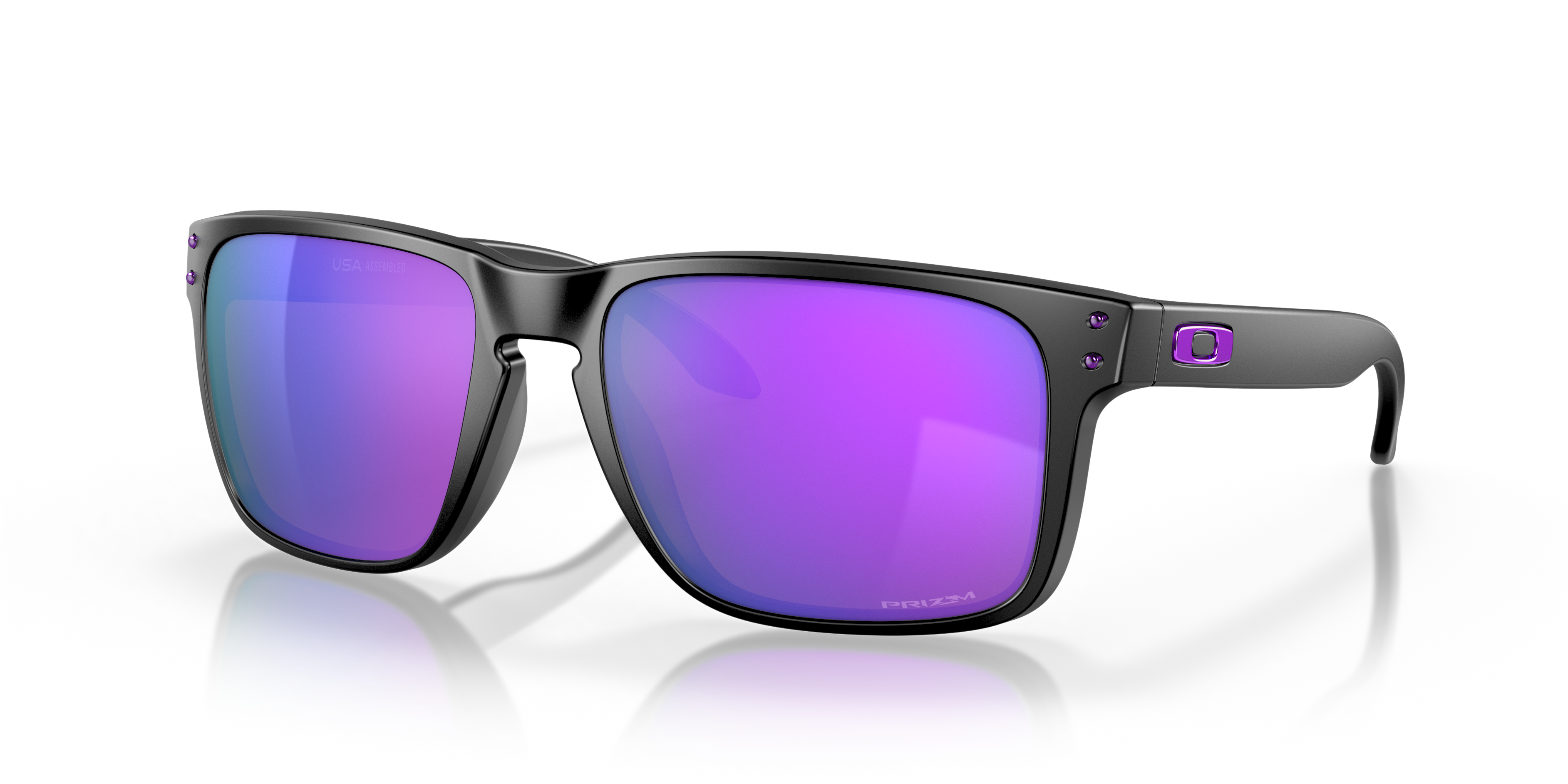 Holbrook™ XL Prizm Violet Lenses, Matte Black Frame Sunglasses