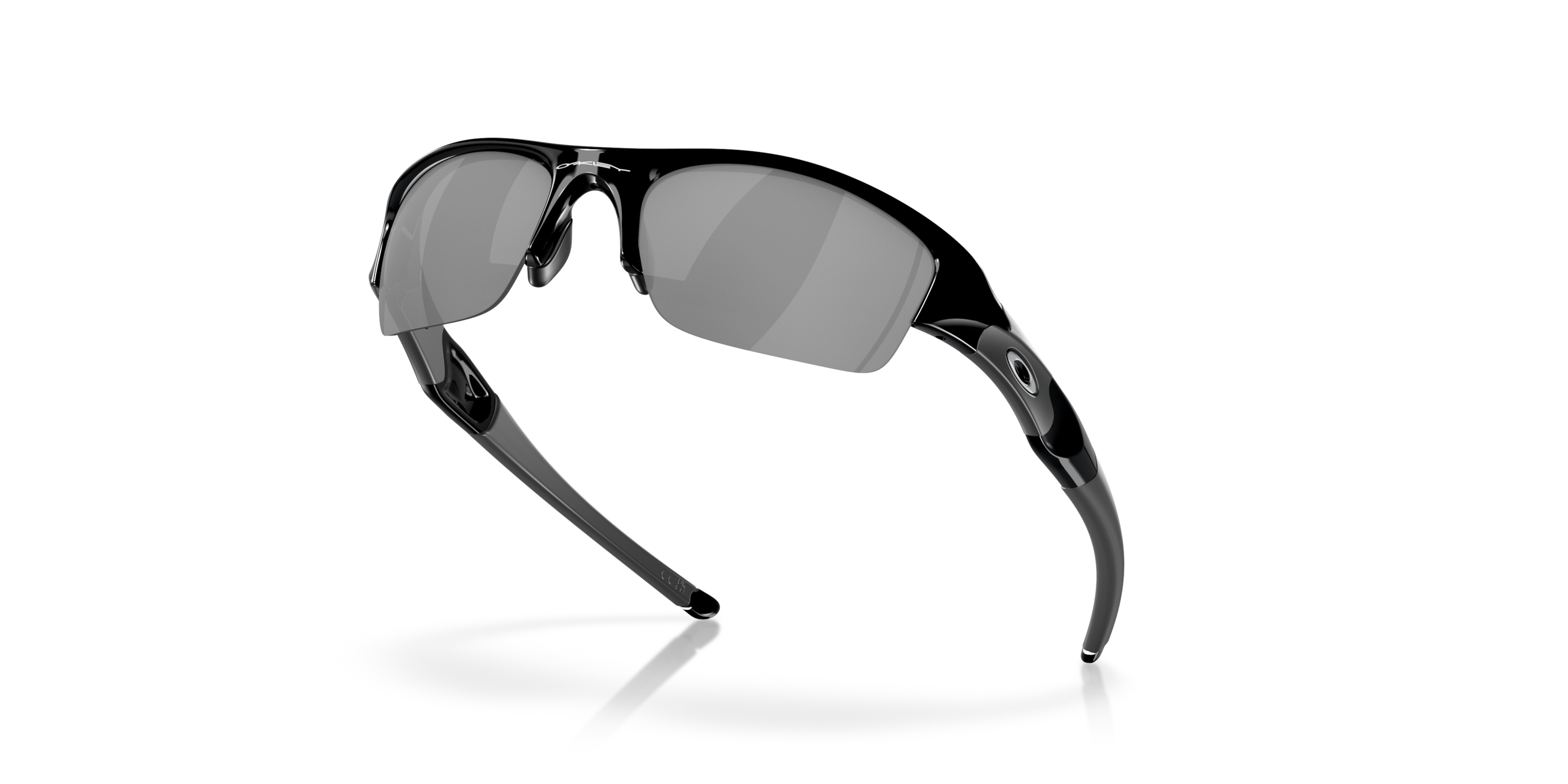 Flak Jacket® Black Iridium Lenses, Jet Black Frame Sunglasses