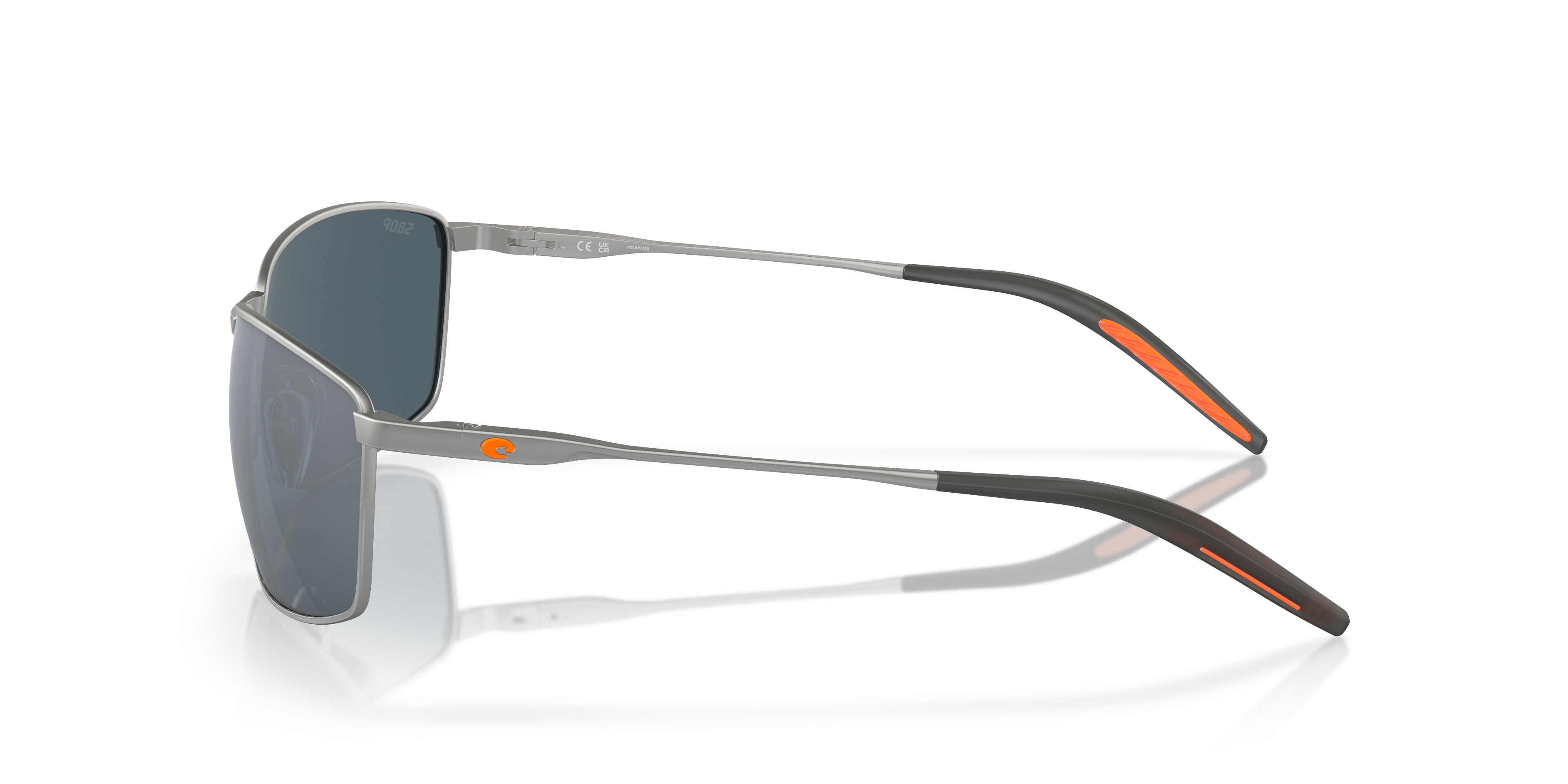 Costa Turret L (63-15) with Gray Silver Mirror lenses and Matte