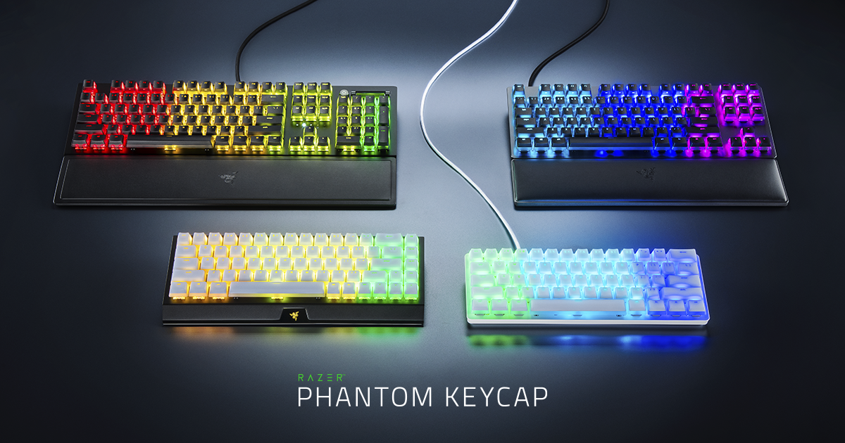 キーボードのキー交換 - Razer Phantom キーキャップ アップグレード