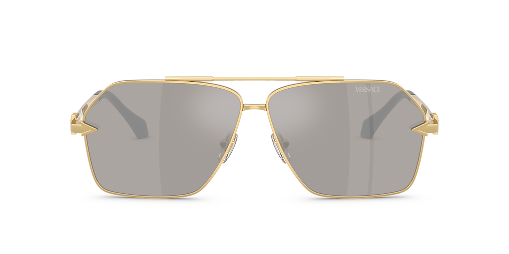 Versace VE2284 XXL (63 - 10) with Silver lenses and Gold frame