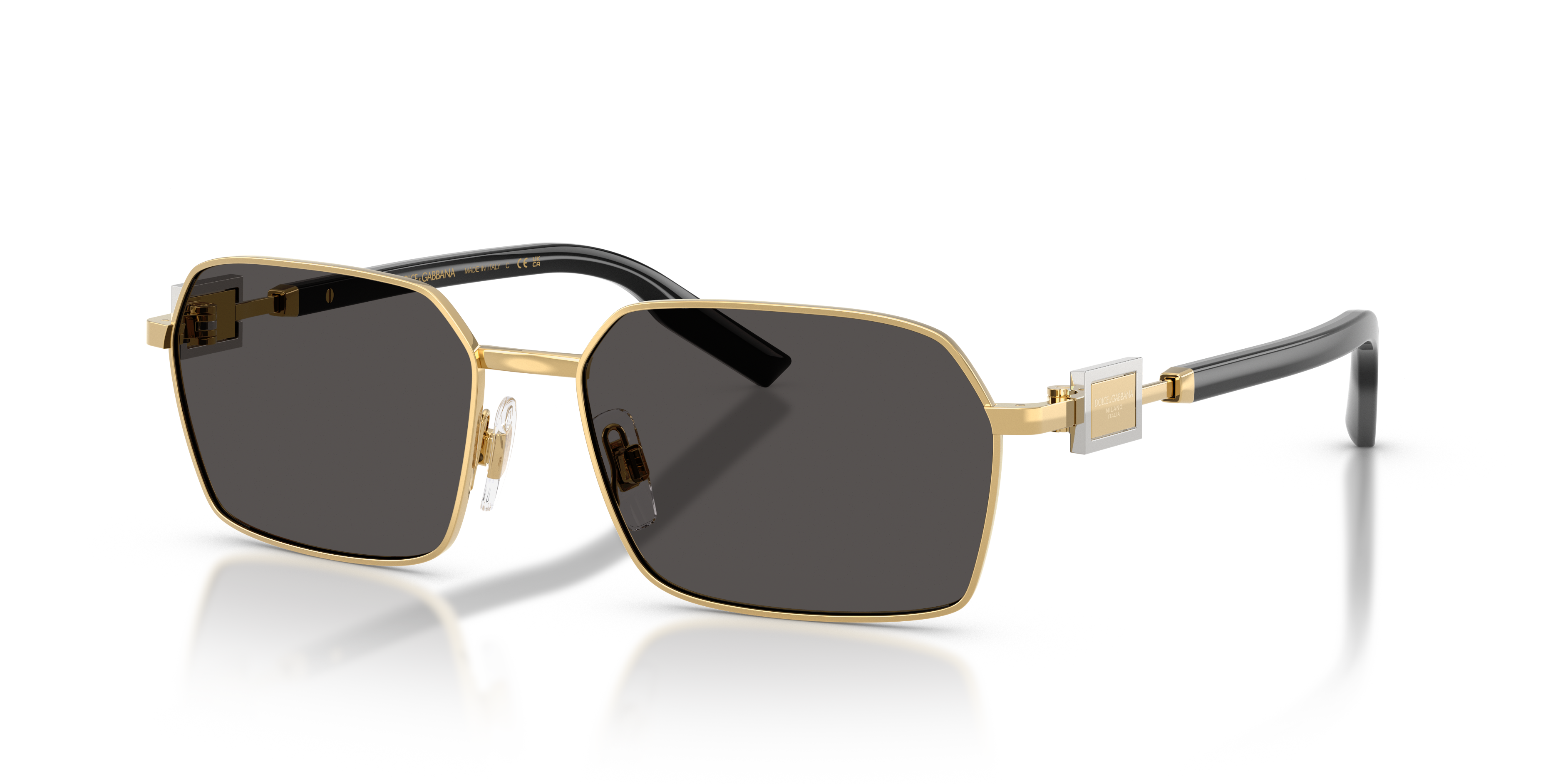 Dolce&Gabbana DG2316 L (56 - 16) with Grey lenses and Gold frame