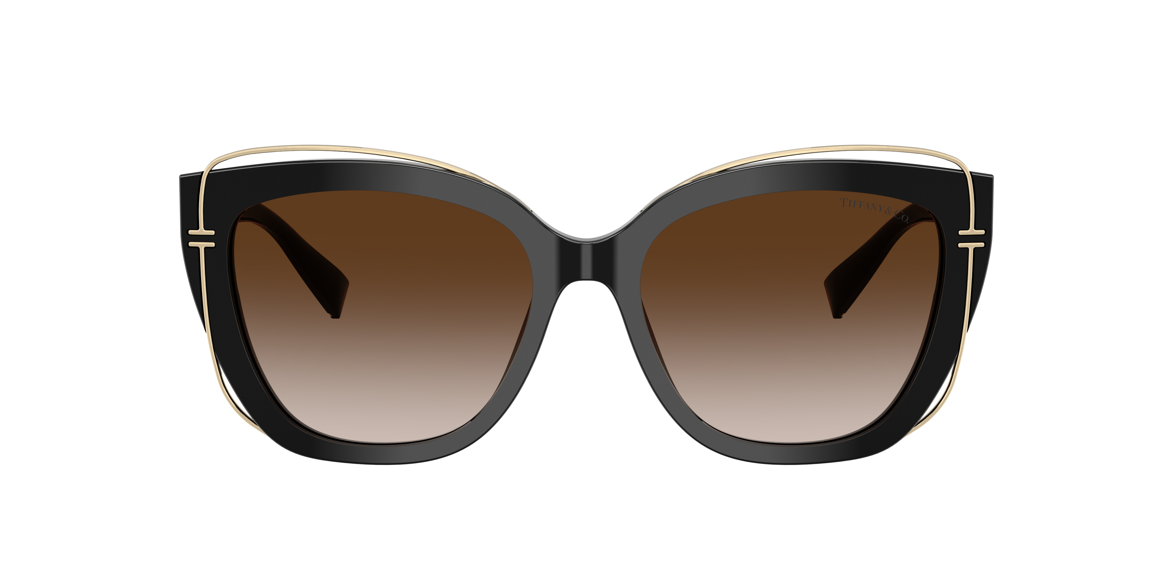 Tiffany & Co. TF4148 M (54 - 17) with Brown lenses and Black frame