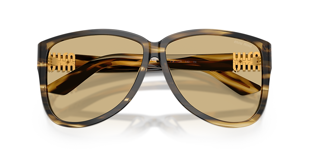 Miu Miu MU A08S M (61 - 12) with Yellow lenses and Green frame
