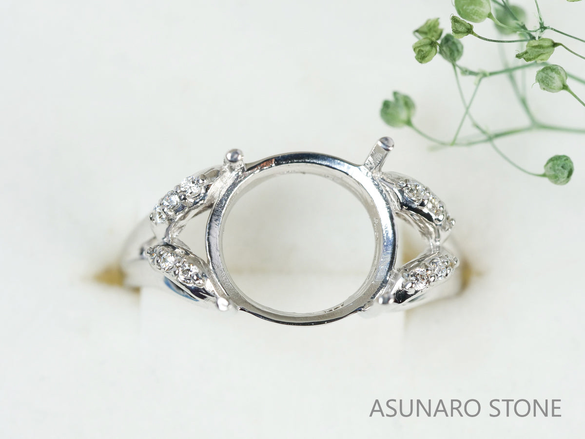 お仕立て用】空枠番号：5568I リング枠【オーダージュエリー用