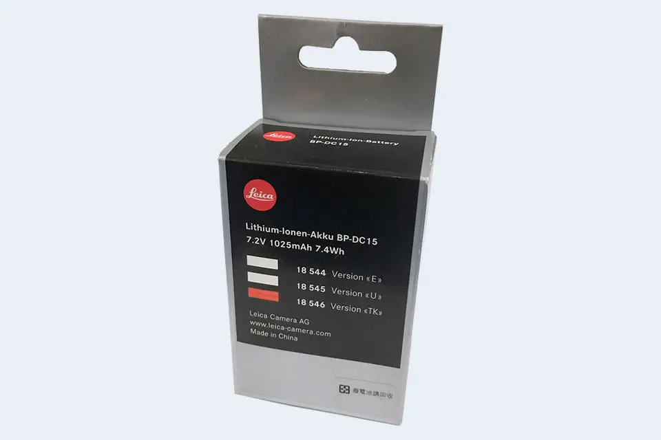 Leica D-LUX Typ 109 battery: what are the options?