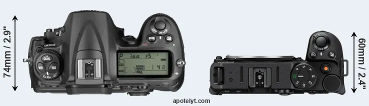 Nikon D300 vs Nikon Z30 Comparison Review