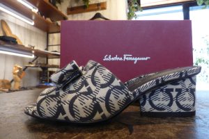 フェラガモミュール 裏張り済み 5ハーフ