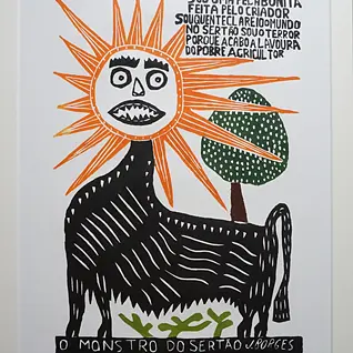 BORGES Wood Block Print ボルジェス木版画 のアート作品 | 現代アート