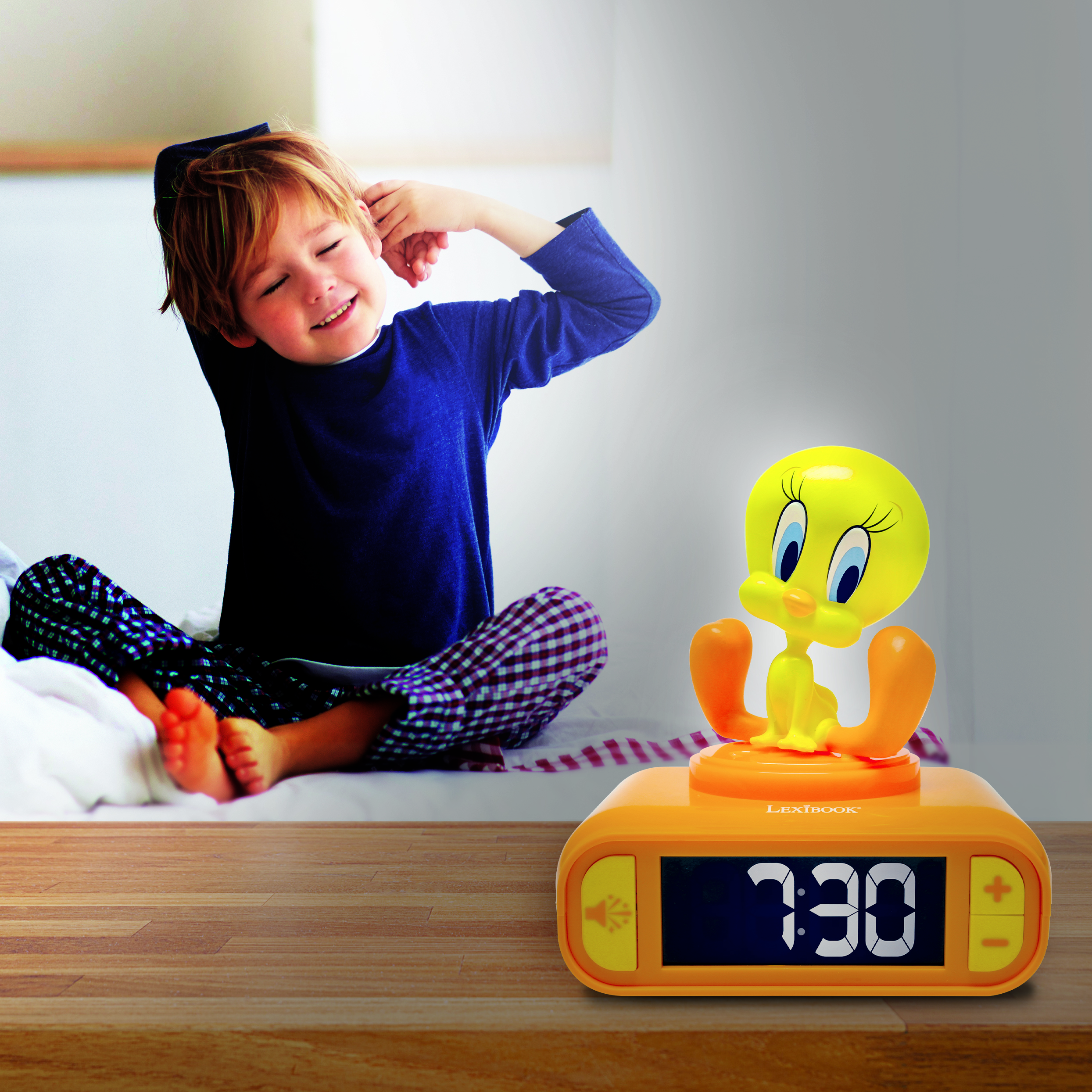 Tweety Night light Alarm Clock with sounds | Lexibook
