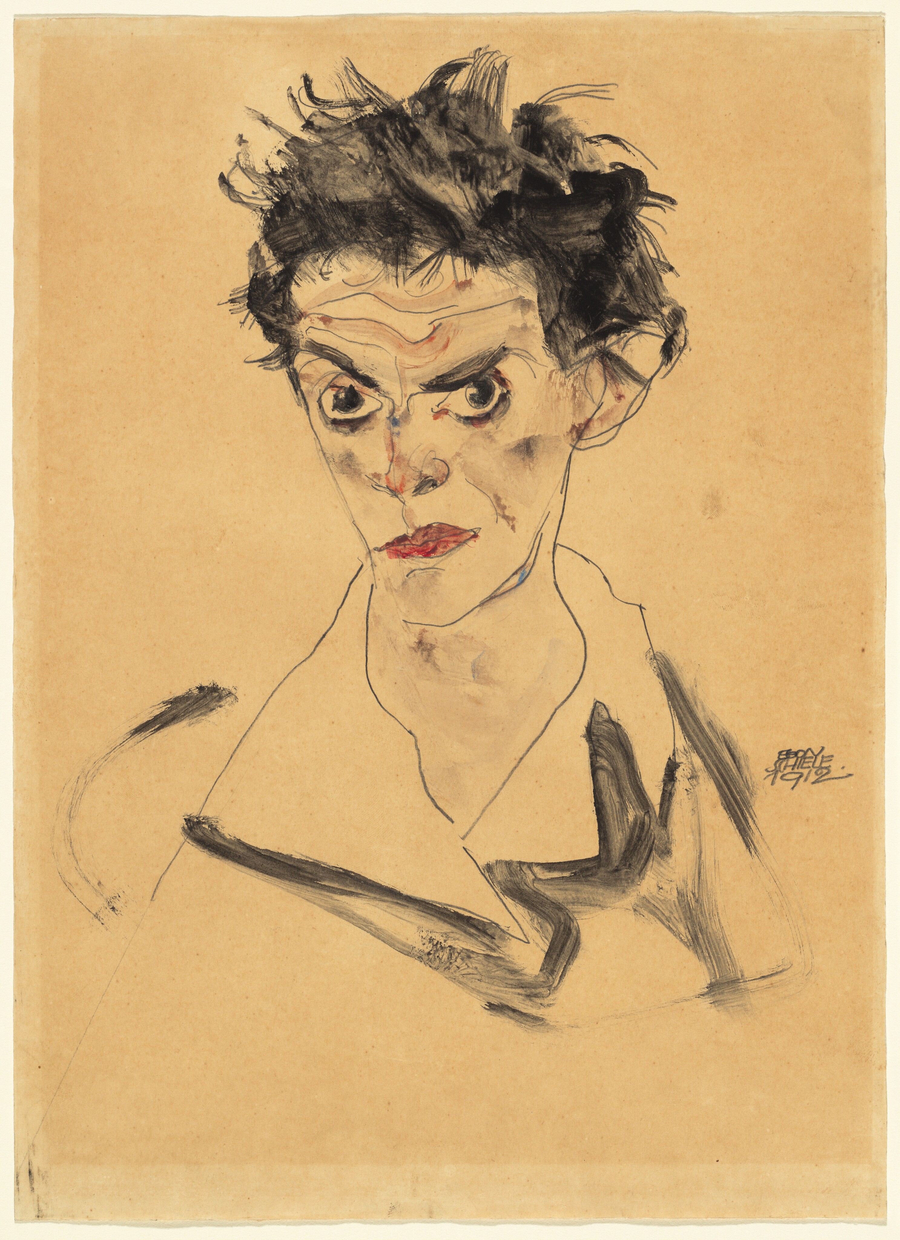 Egon Schiele GIANFRANCO MALAFARINA 画集 Amazon.com: Egon Schiele